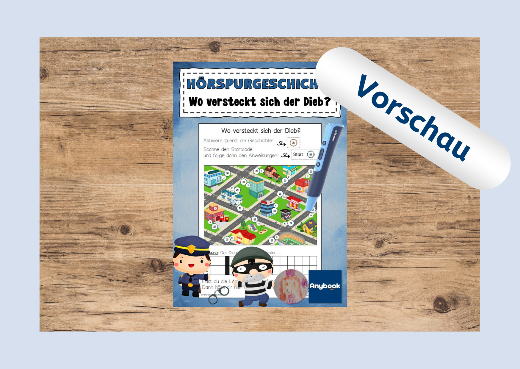 Vorschau: "Hörspurgeschichte: Wo versteckt sich der Dieb"