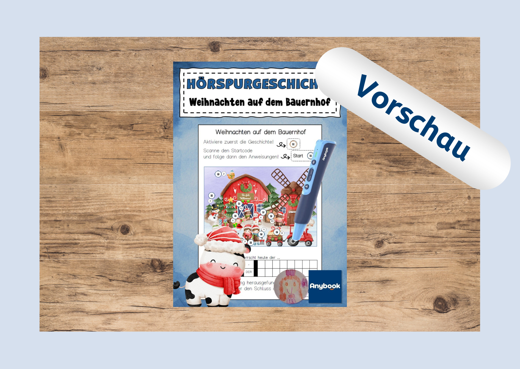 Vorschau: "Hörspurgeschichte: Weihnachten auf dem Bauernhof"