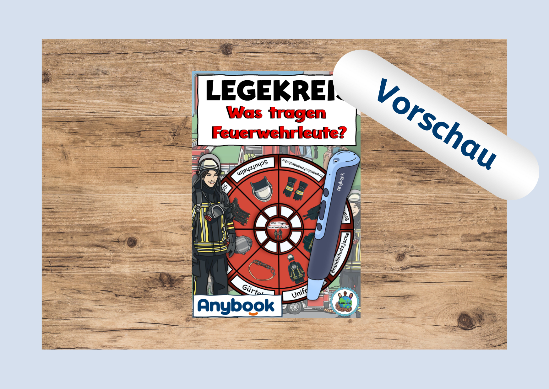 Vorschau: "Legekreis: Was tragen die Feuerwehrleute?"