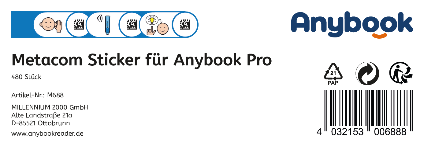 Anybook Pro Sticker Metacom
