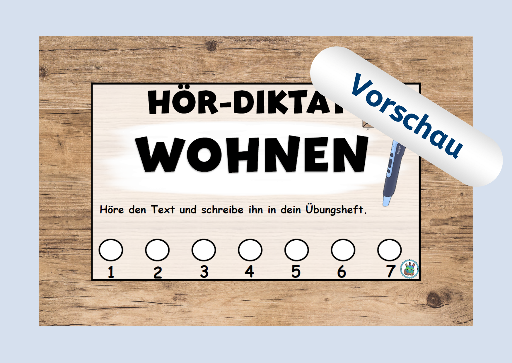 Vorschau: "Hör-Diktat Wohnen"