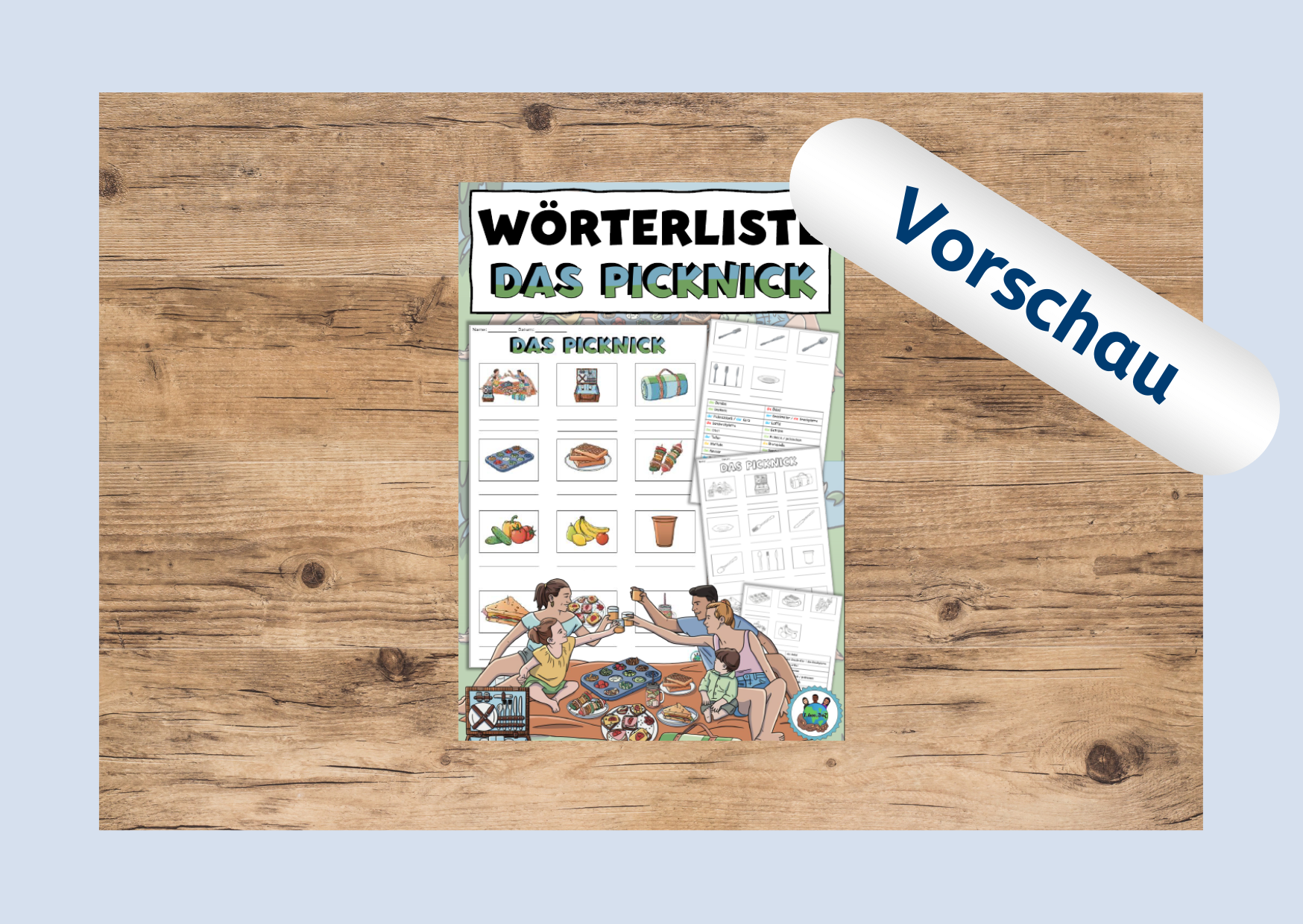 Vorschau: "Wörterliste Picknick"