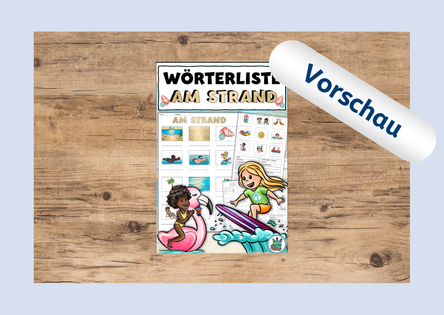 Vorschau: "Wörterliste am Strand"