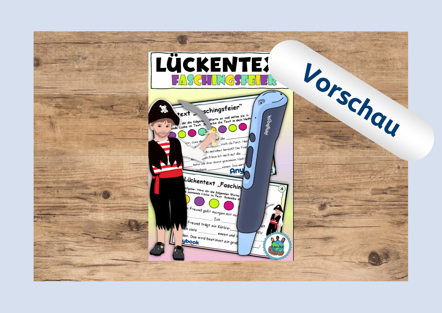 Vorschau: "Lückentext: Die Faschingsfeier"