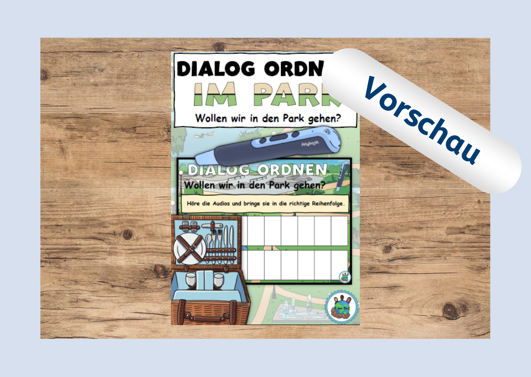 Vorschau: "Dialog ordnen - im Park "